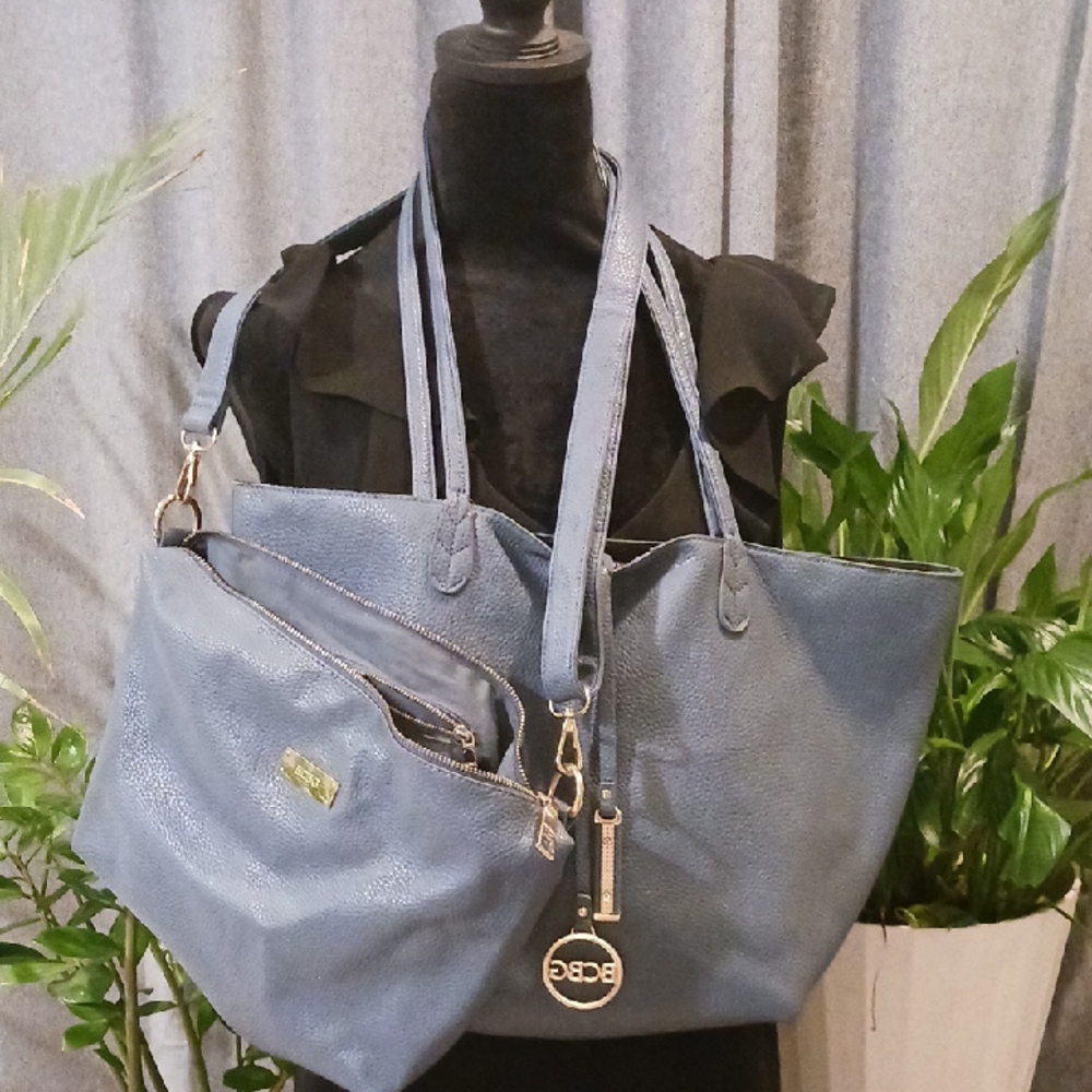 BCBG Tote and Pouch Set